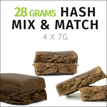 Mix and Match Weed Hash - 28grams